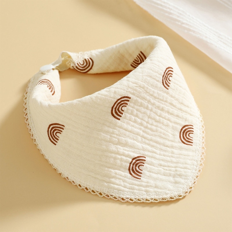 Baby Bibs, Newborn Bandana Dribble Bibs, Drooling Teething, Cotton Bib Handkerchief Newborn Essentials for Baby Shower