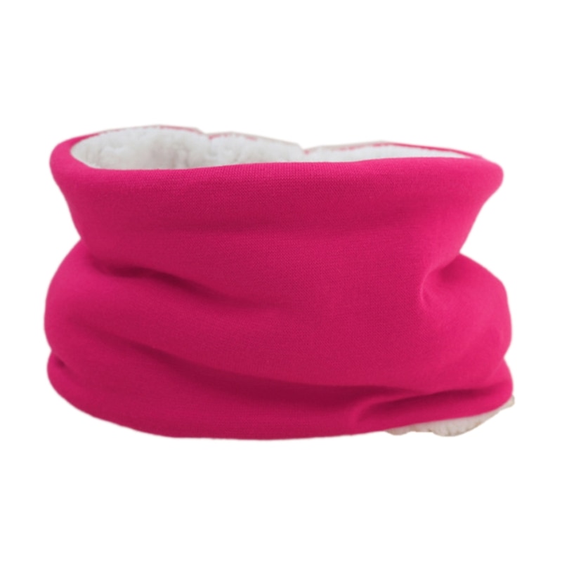 Autumn Winter Baby Scarf Solid Color Plush Scarves Neckerchief Child Neck Collar