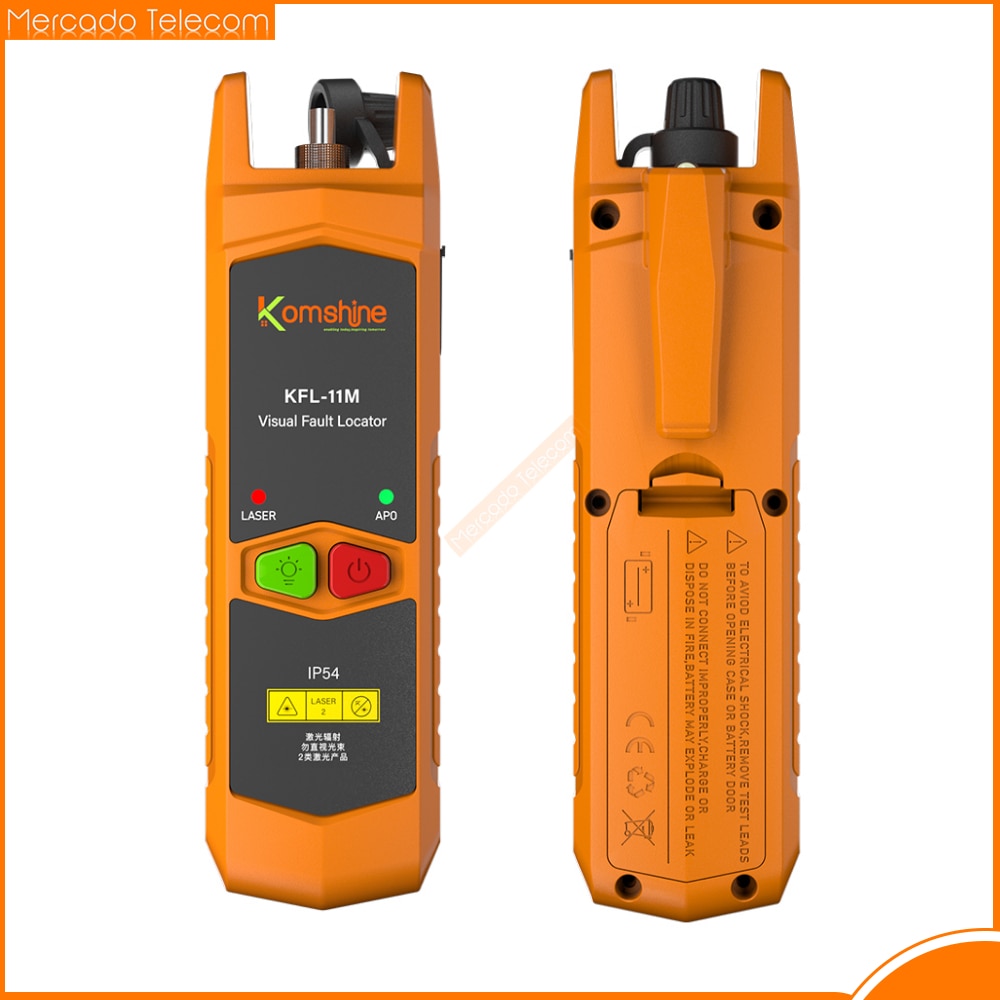 Handheld KFL-11M Mini Visual Fault Locator Testing Distance is up to 30km With Back Clip Design, LED