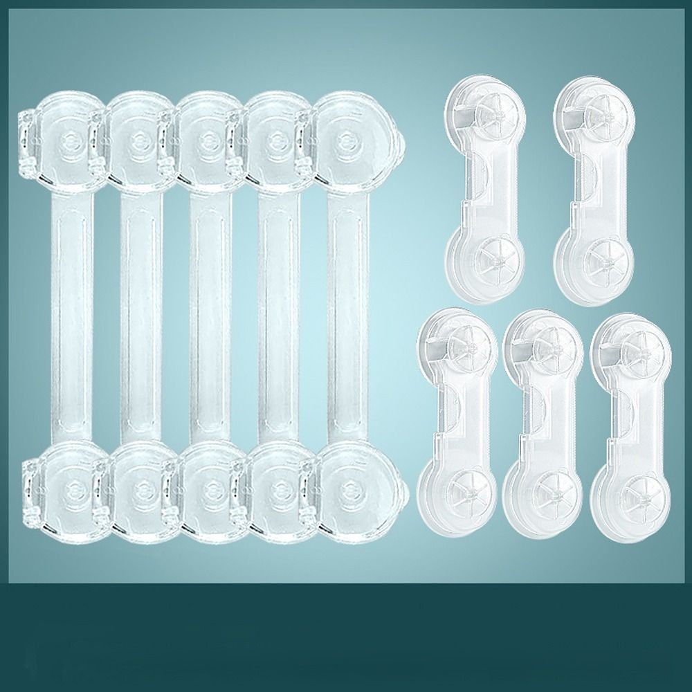 Baby Safety For Cupboard Cabinet Transparent Fence Children Security Lock Multi-function Lock Drawer Safety Protector