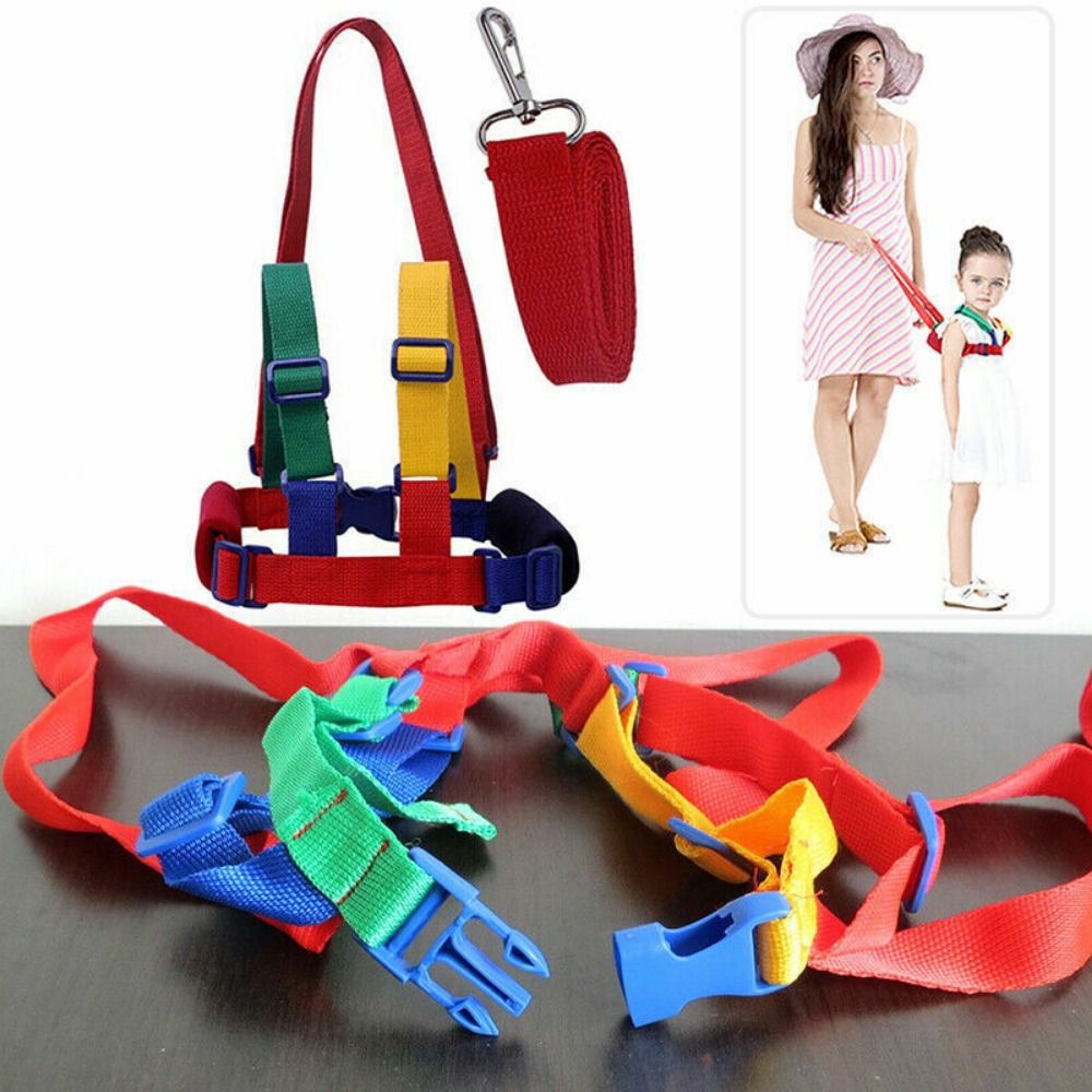 Safety Reins Leash Adjustable Outdoor Comfortable Toddler Kids Baby Walking Harness Wrist Link Child Reins