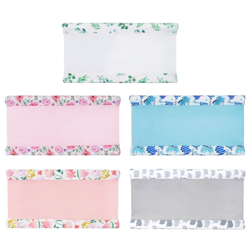 Baby Diaper Changing Pad Cover Newborn Changing Table Pad Cover Cartoon Breathable Floral Slipcover for Changing Mat