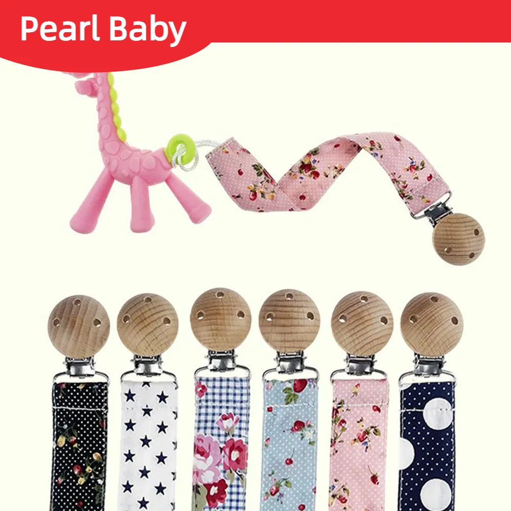 Baby Pacifier Chain Beech Clip Safe To Prevent The Loss Of Nipple Glue For Children 0-3 Years Old Baby Gift