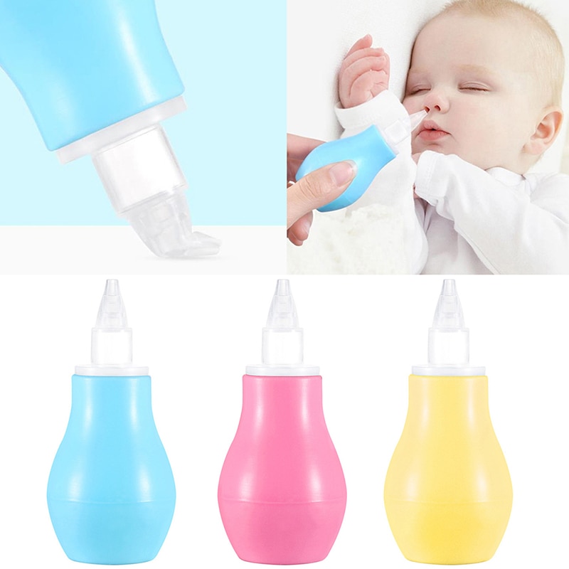 New Born Silicone Baby Safety Nose Cleaner Vacuum Suction Children Nasal Aspirator New Baby Care Diagnostic-tool Vacuum Sucker