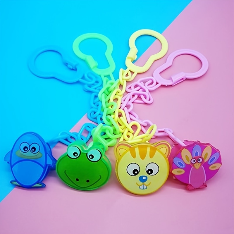 Baby Pacifier Clip Chain Anti-Drop Hook Safety Nipple Clasps Colorful Cartoon Animal Soother Clip Baby Healthy Pacifier Chain