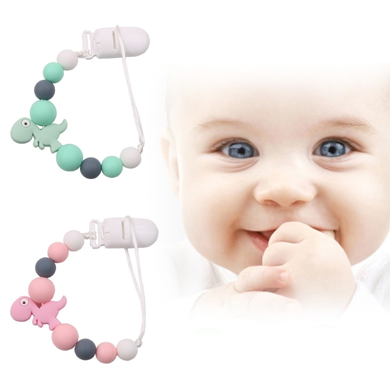 Silicone Sucking Teether Toy for 0-6 Month Babies Nipple Clip Molar Toy Relieve Stress Teeth Massage Food Grade Silicon