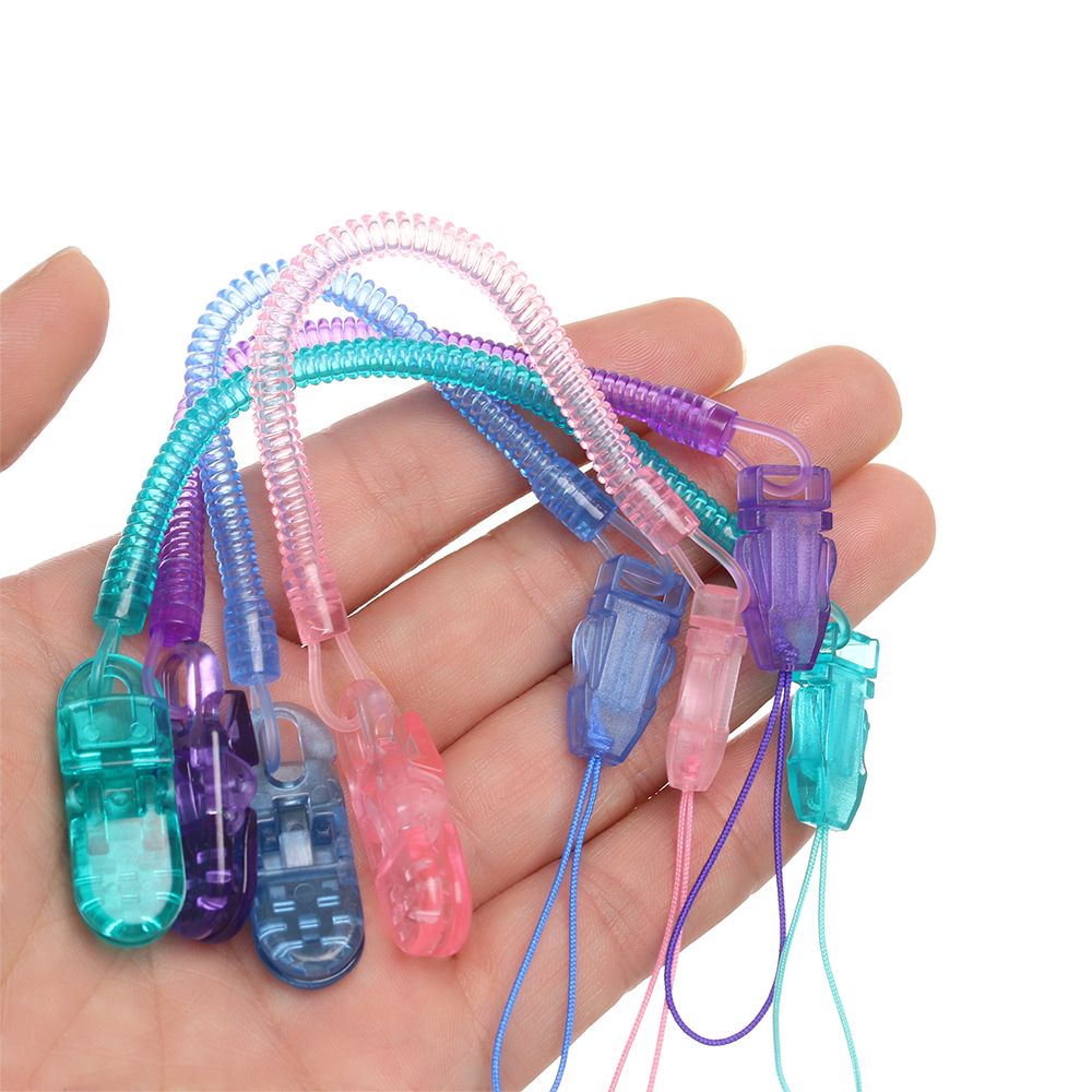 1PC NEW Infant Anti-lost Chain Soother Dummy Clips Nipple Strap Pacifier Chain Baby Teething