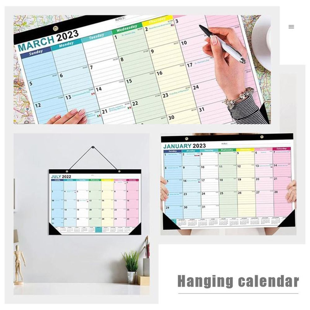 Vertical Planning Household Calendars New Year Gifts Hanging Calendar Hanging Planner Slim Calendar Wall Calendar