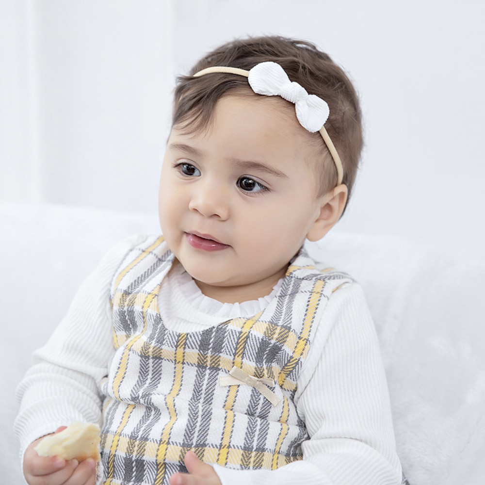 Baby Bowknot Round Hair Band Lovely Baby Multi Color Hair Band Super Soft Traceless Headwear Children Newborn Headband