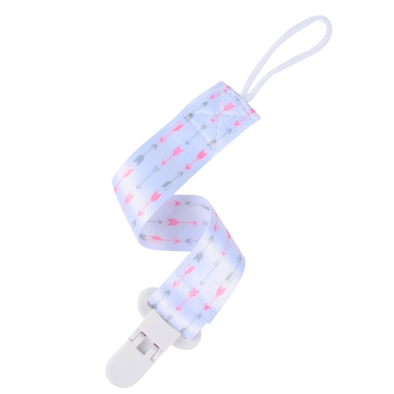 Pacifier Clip Stylish Teething-Ring Pacifier Holder Clip for Baby Boys & Girls
