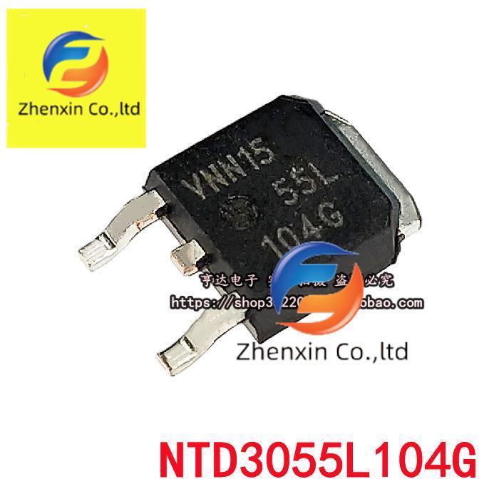10pcs origianl new NTD3055L104G screen printed 55L transistor TO-252 FET N-channel