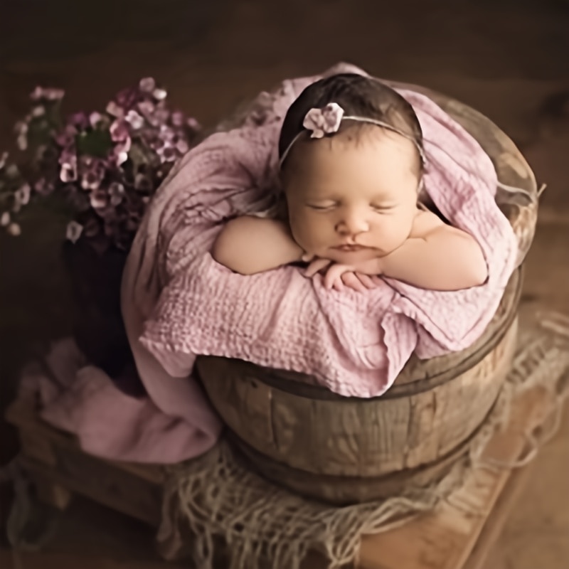 15 Colors Soft Newborn Photography Props Blanket Diapers Wraps Stretch Knit Wrap Baby Photo Accessories
