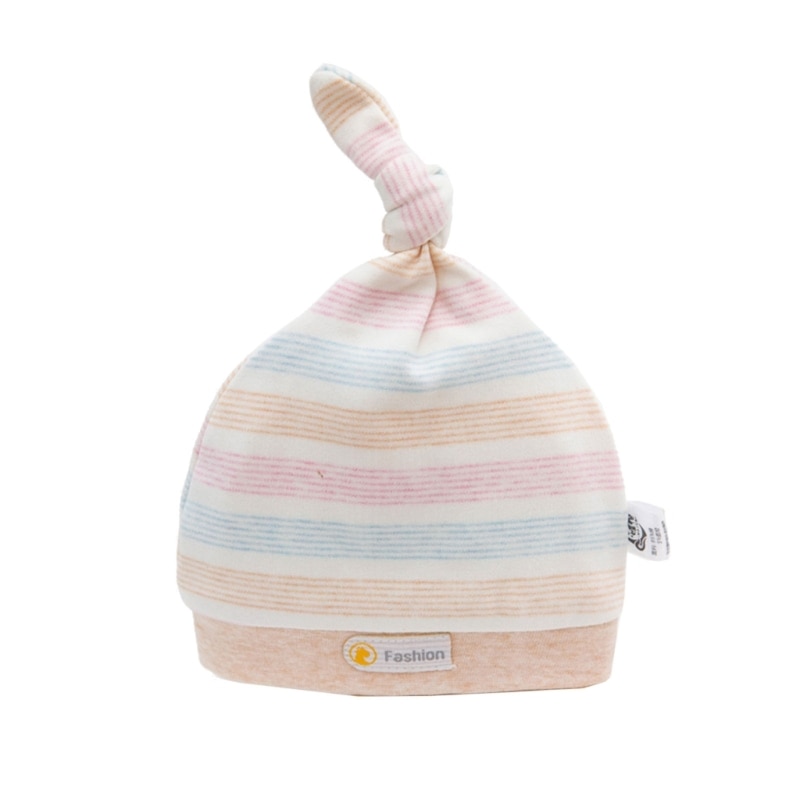 Newborn Baby Hat Cute Warm Knot Cotton Hat Infant Hospital Caps Baby Boy Girl Toddler Hats Infant Beanie Caps Dropshipping