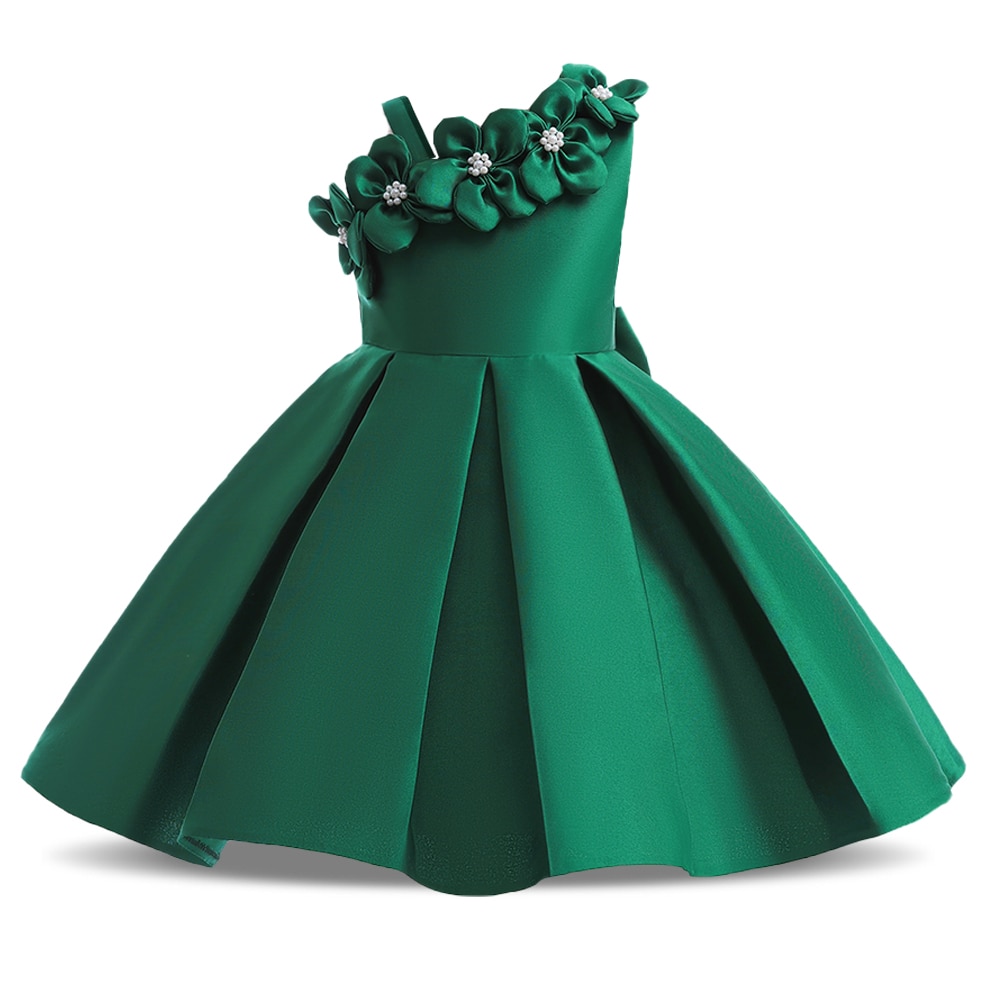 Baby Girls Flower Princess Ball Gown Party Tutu Dress For Brithday Wedding Kids Christmas Children Clothing Evening Vestidos