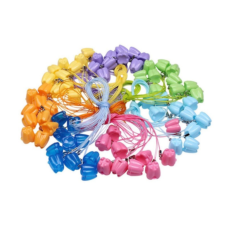 5Pcs Tooth Shape Milk Teeth Box Children's Souvenir Save Baby Tooth Box Kids Tooth Collection Mini Storage Boxes Container