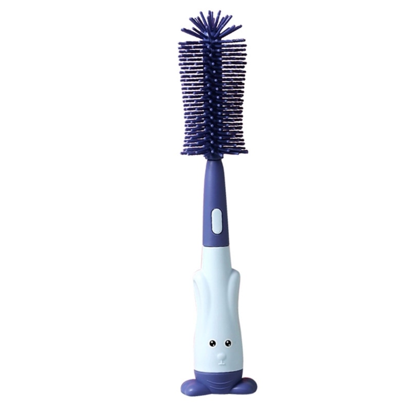 Bottle Brush Silicone Bottle Cleaner Set for your Babies Bottle Nipple Brush Straw Cleaning Brush 360° Cleaning Brushes A2UB