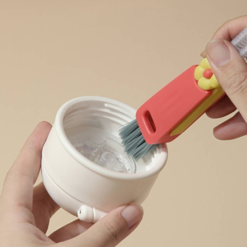 Straw Cleaner Tools Water Bottle Cleaning Crevice Brush for Bottles Carrot Clean Brushes for Nursing Bottle Cups Cover A2UB