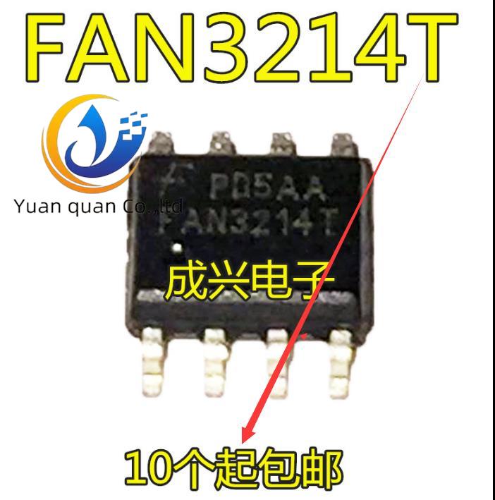 30pcs original new FAN3214 FAN3214T SOP8 pin low side grid driver IC