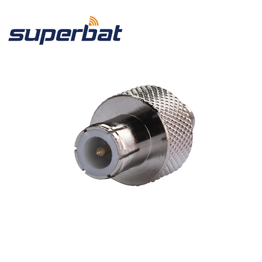 Superbat 5pcs SMA-BNC Adapter SMA Female to BNC Male Quick Push-on Straight RF Coaxial Connector