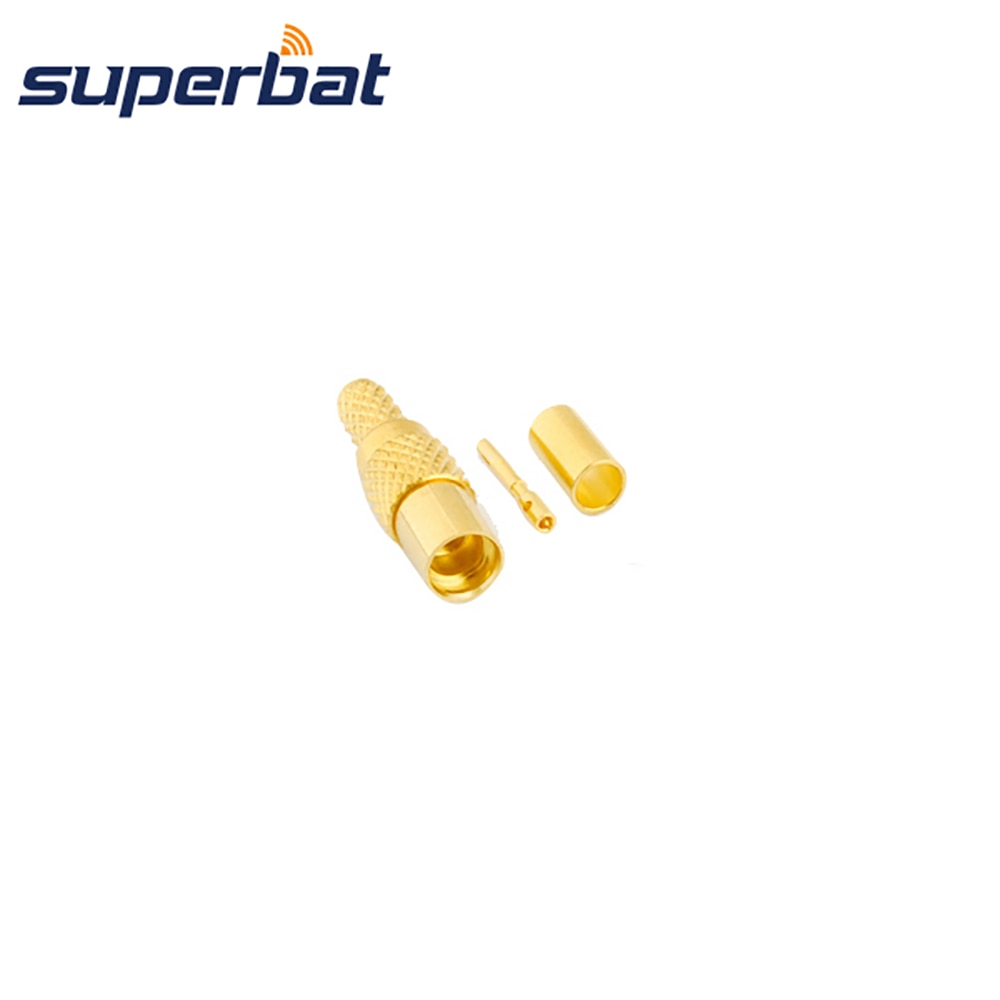 Superbat MMCX Crimp Female RF Coaxial Connector for Cable RG174 RG188A RG316 LMR100