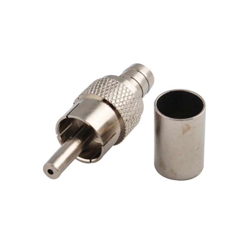 Superbat RCA TV Male Connector Solder for 50-5 Cable RF Coaxial Connector