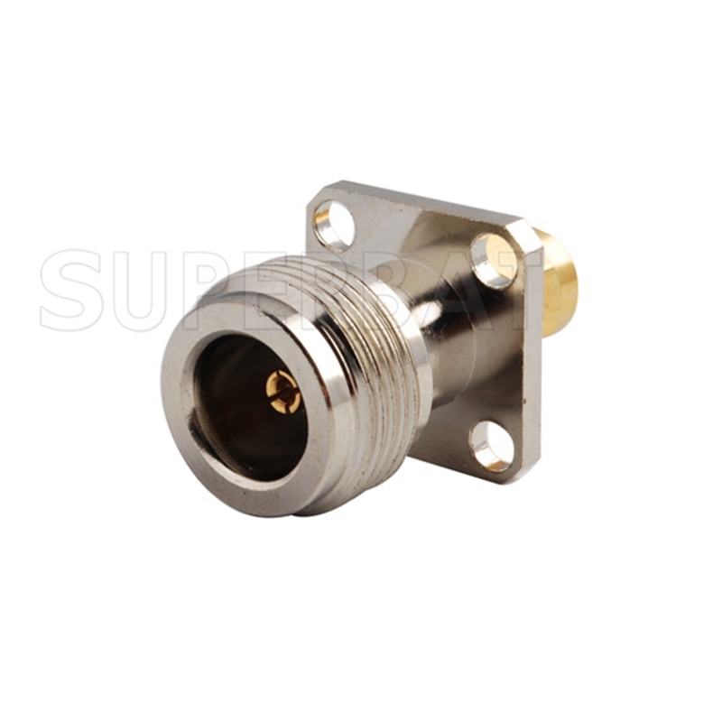 Superbat SMA-N Adapter SMA Male to N Female Panel Mount Straight RF Coaxial Connector