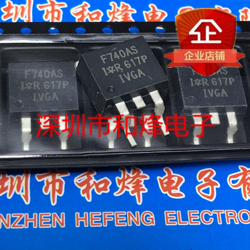 30pcs original new IRF740AS TO-263 400V 10A