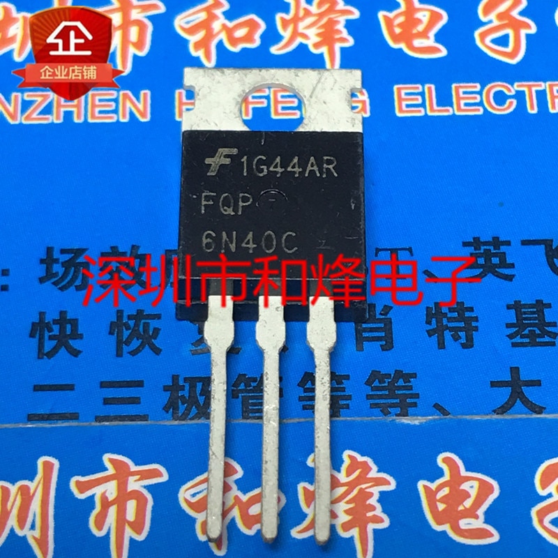 30pcs original new FQP6N40C TO-220 6A 400V