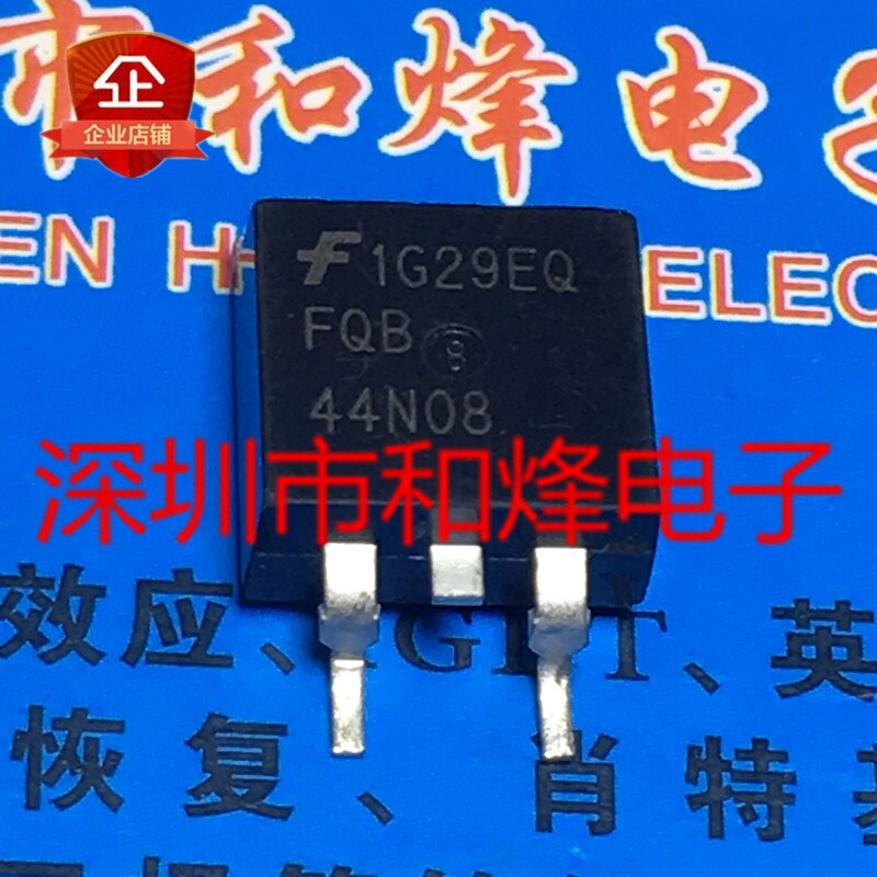 30pcs original new FQB44N08 TO-263 44A 80V