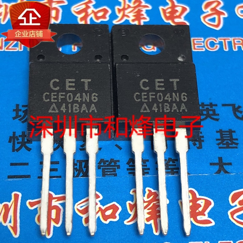 30pcs original new CEP04N6 TO-220 600V 4A