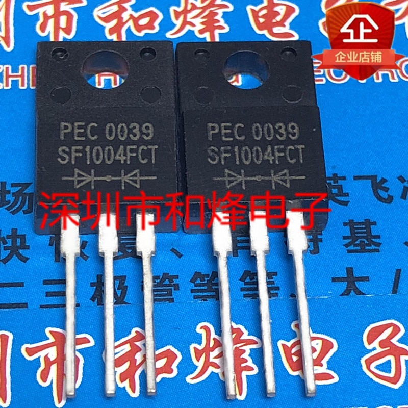 30pcs original new SF1004FCT TO-220F 200V 10A
