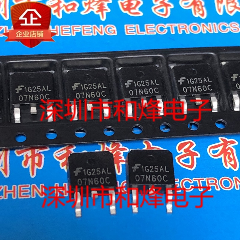 30pcs original new 07N60C TO-252 600V 7A