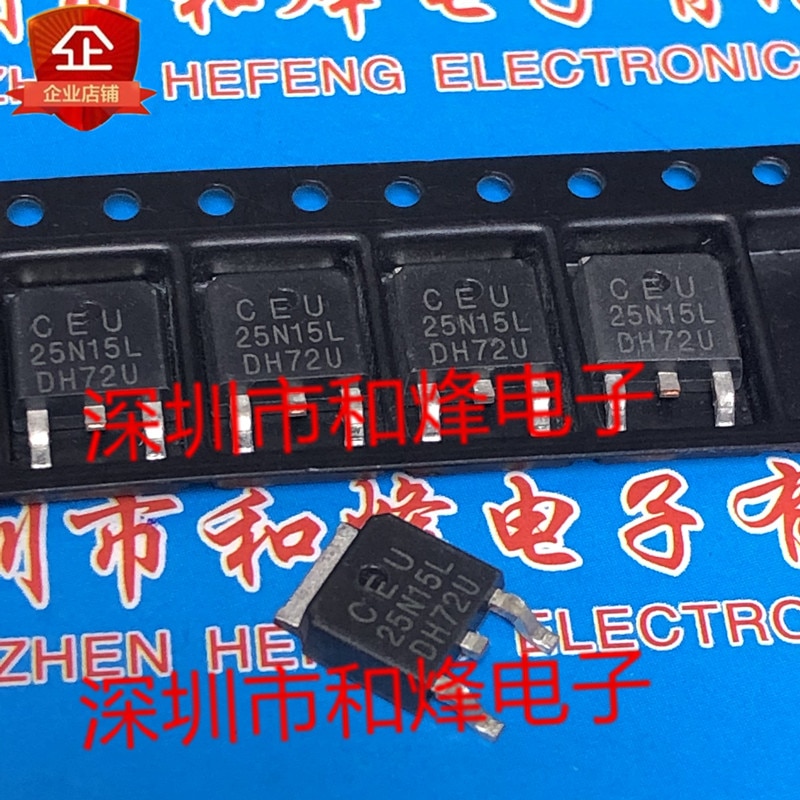 30pcs original new CEU25N15L TO-252 150V 25A