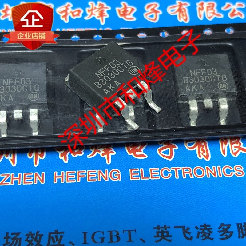 30pcs original new B3030CTG MBRB3030CTG TO-263 30V 30A