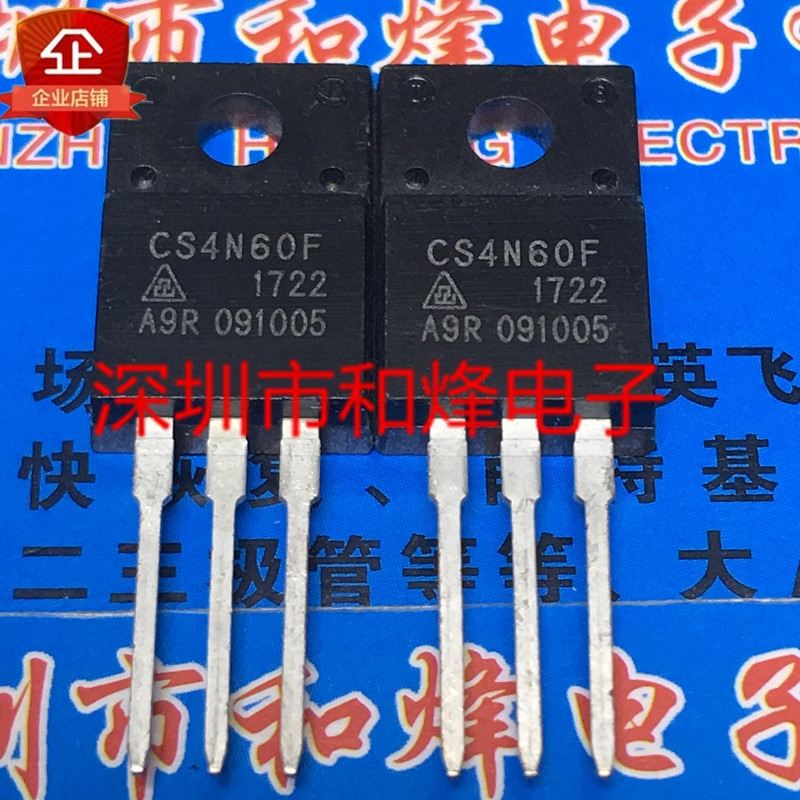 30pcs original new CS4N60F TO-220F 600V 4A