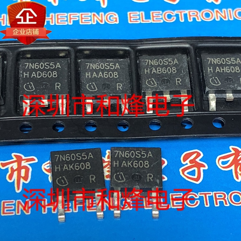 30pcs original new 7N60S5A SPD07N60S5 TO-252 600V 7.3A