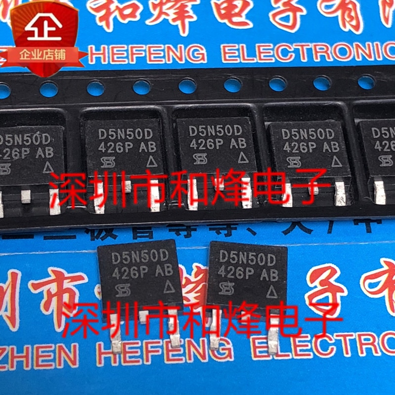 30pcs original new D5N50D SIHD5N50D TO-252 500V 5.3A
