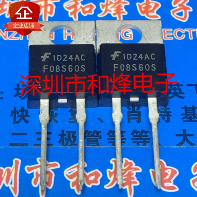 30pcs original new FFP08S60STU F08S60S TO-220 8A 600V