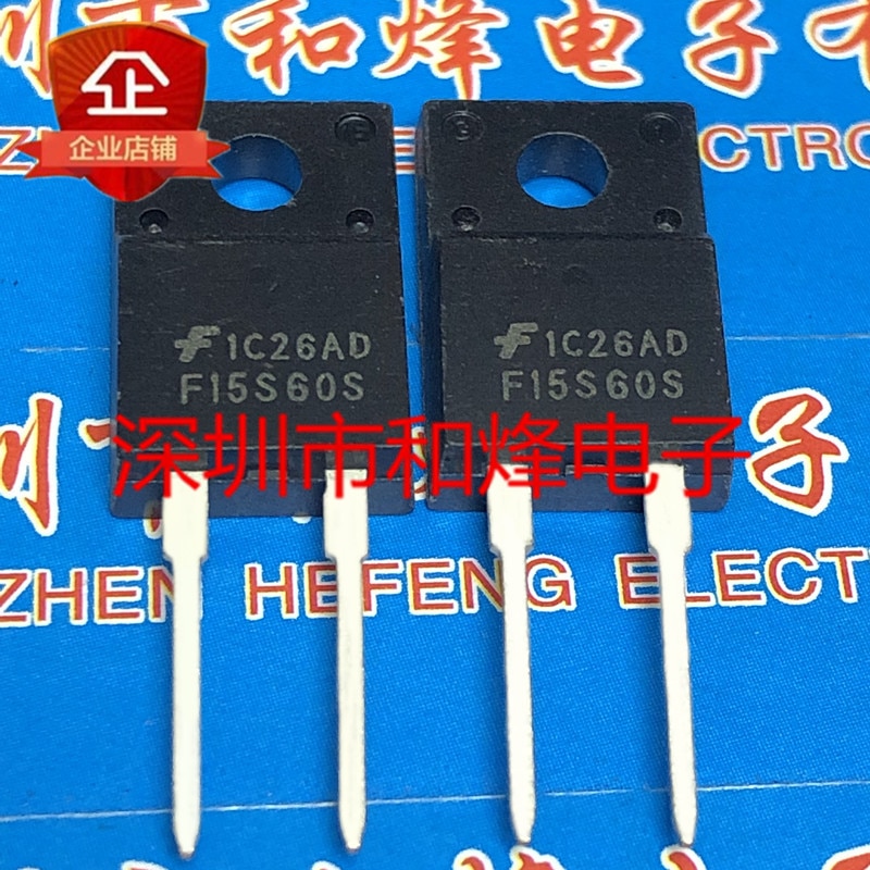 30pcs original new FFPF15S60S F15S60S TO-220F 600V 15A