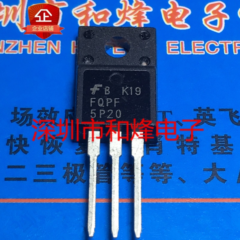 30pcs original new FQPF5P20 TO-220F -200V -5A