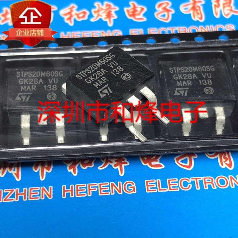 30pcs original new STPS20SM60SG TO-263 60V 20A