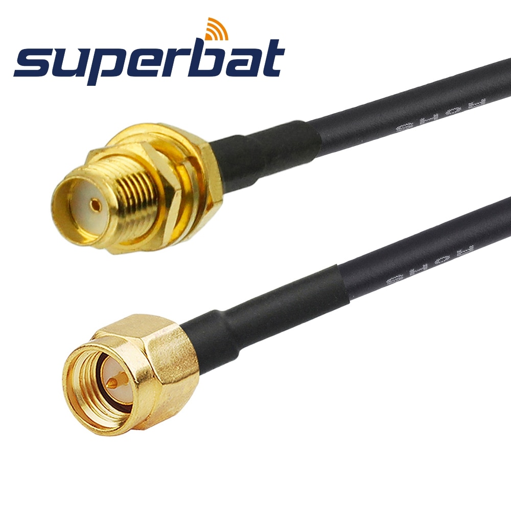 Superbat SMA Male to Female Cable Assembly RG174 15cm for Wifi Router Wholesale