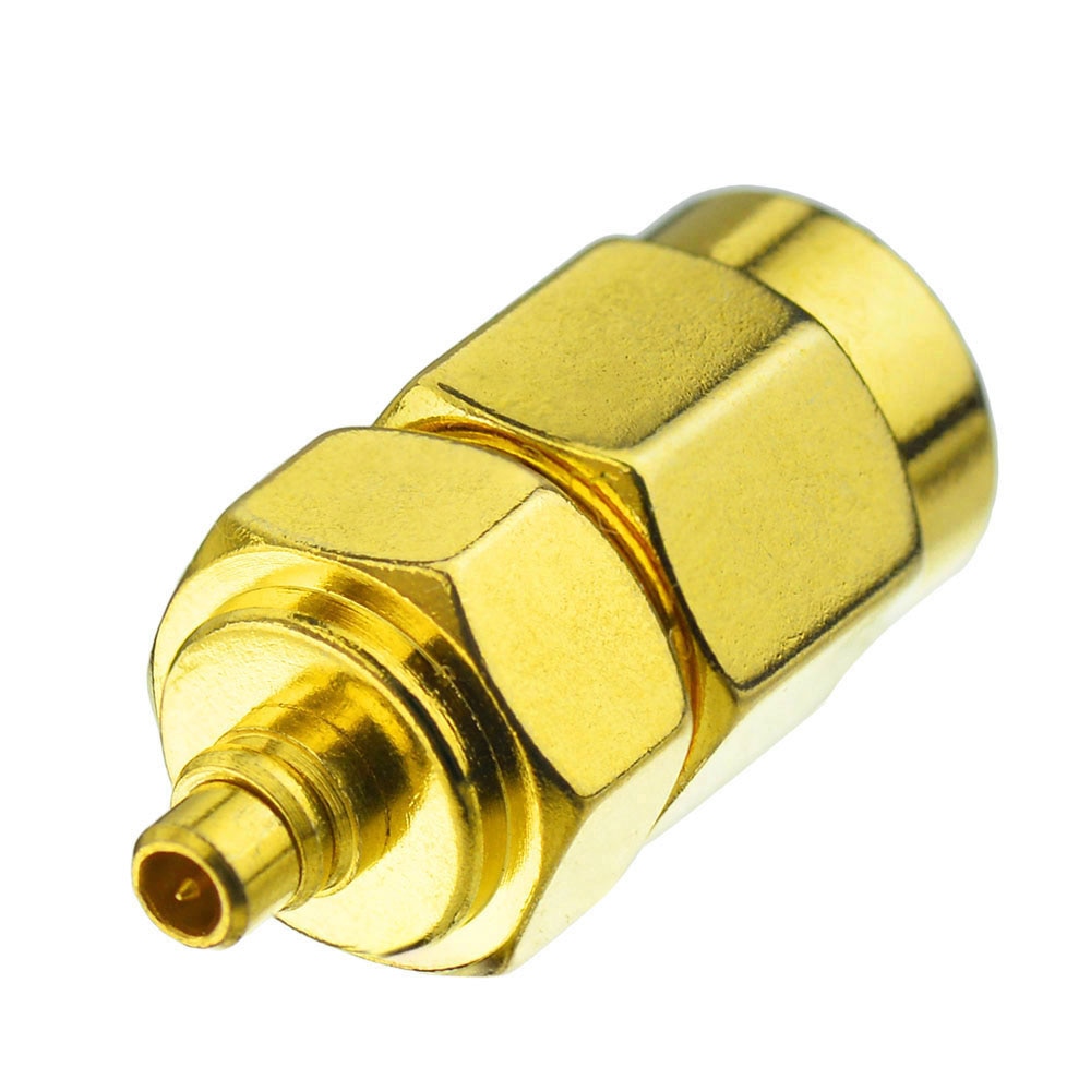 Superbat SMA-MMCX Adapter SMA Plug to MMCX Male Straight RF Coaxial Connector