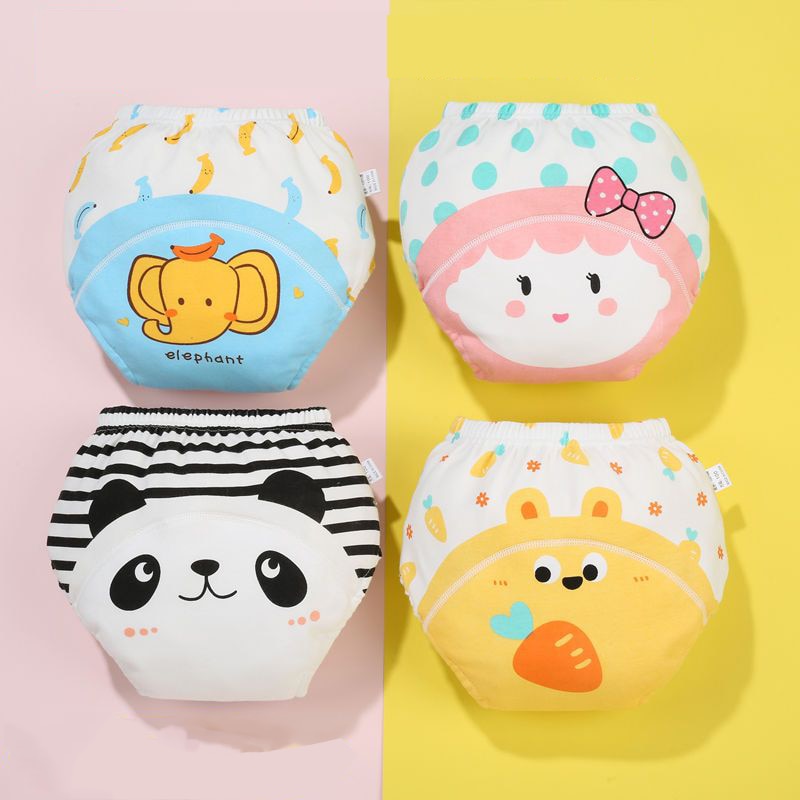 Diapers Panties Baby Potty Training Pants Children's Cotton Urine-proof Underwear Abstain From Diaper Wet Auxiliary Shorts