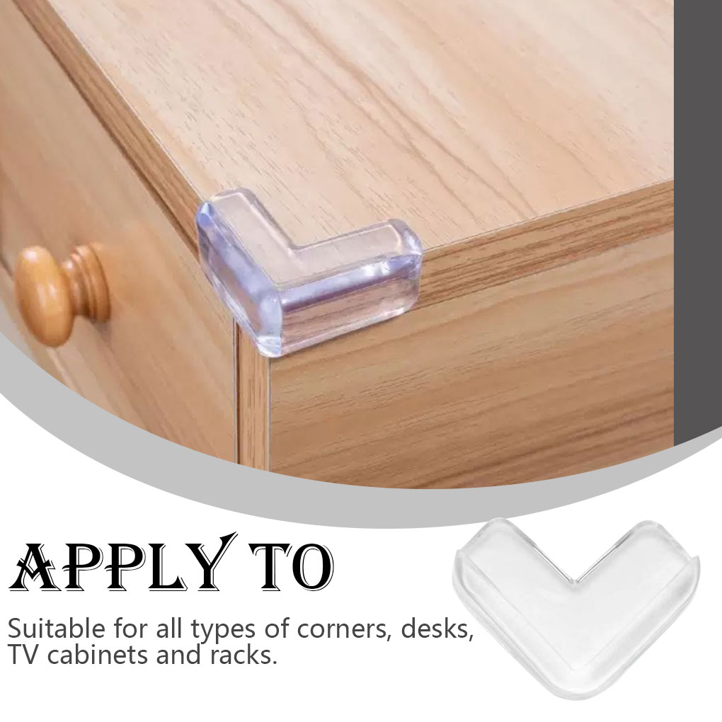 Baby Safety Proofing Corner Protectors Transparent Furniture Table Protector Protective Bumper Corners Guard for Child