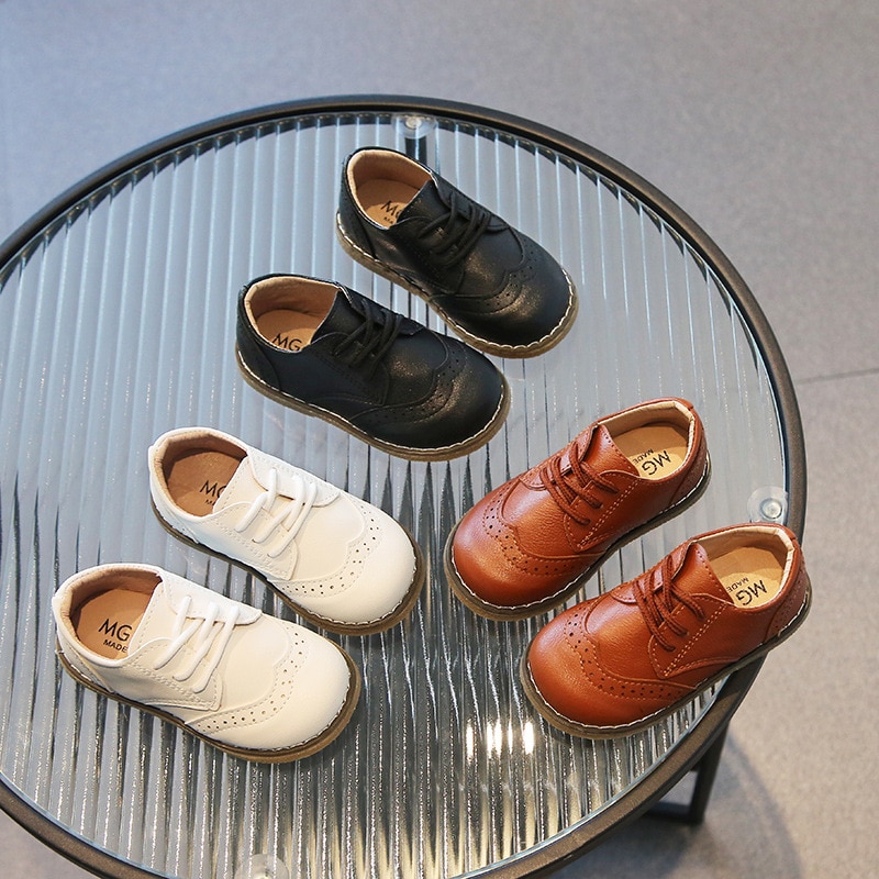 Children Casual Leather Shoes For Boys Girls Casual Shoes Kids Soft Bottom Outdoor Shoes Baby Sneakers New Spring Autumn