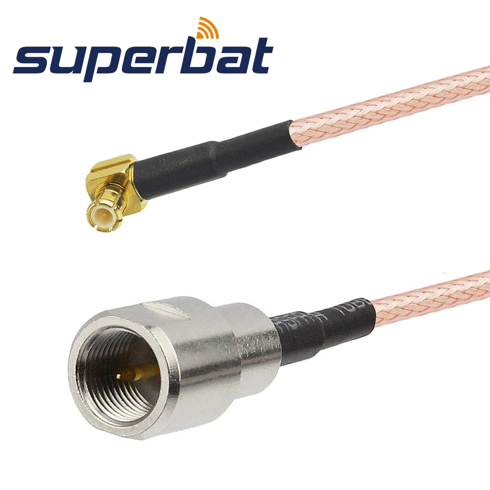 Supetbat UMTS Antenna Pigtail Cable FME Male to MCX for Broadband Router Ericsson W30 W35
