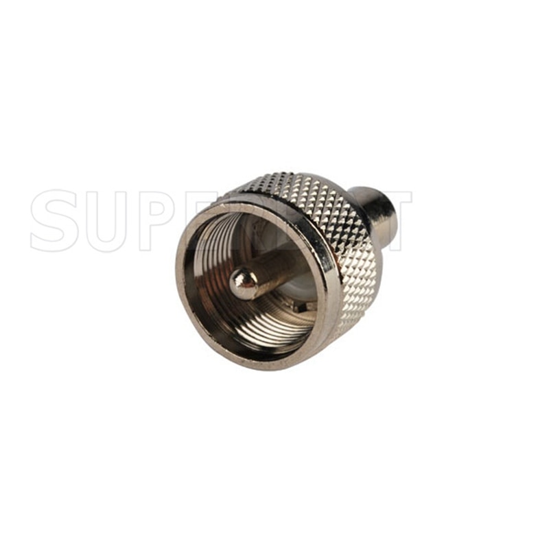 Superbat 5pcs UHF-RCA Adapter UHF Male to RCA Female Straight RF Coaxial Connector