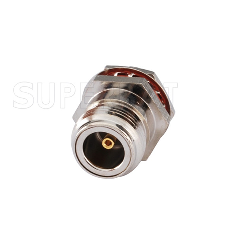Superbat 5pcs SMA-N Adapter SMA Jack to N Female Bulkhead O-ring Straight RF Coaxial Connector