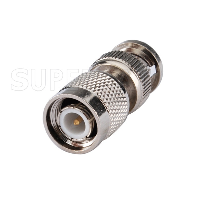 Superbat 5pcs BNC-TNC Adapter BNC Plug to TNC Male Straight RF Coaxial Connector